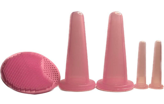 Silicone Facial Cupping Therapy Set